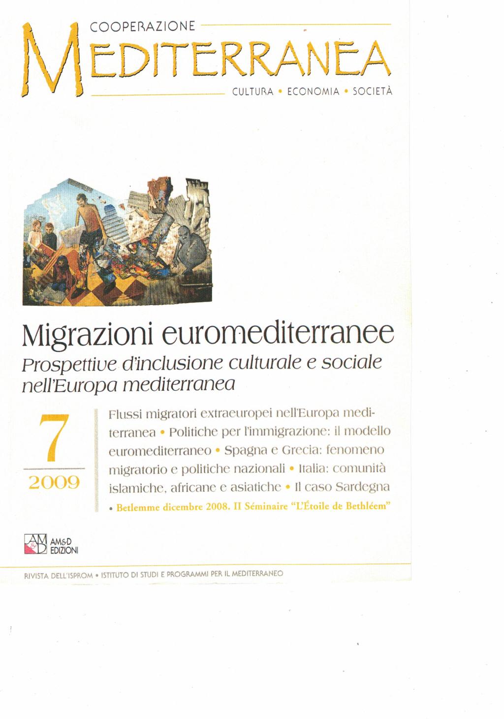 Cooperazione Mediterranea cultura, economia, società 7