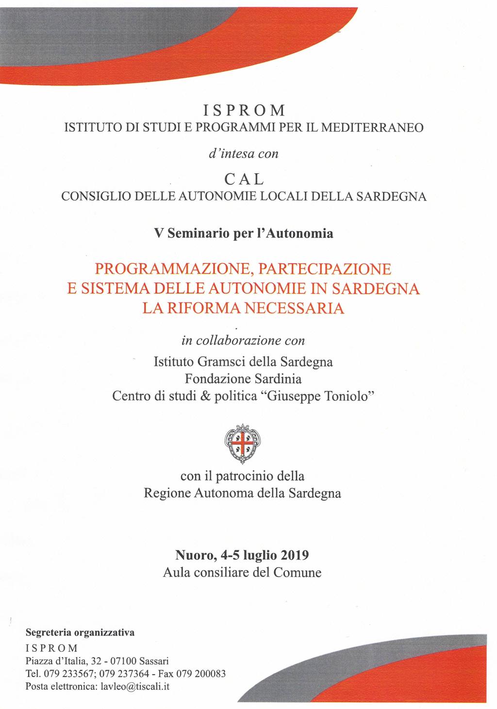 Nuoro 4-4 luglio 2019
