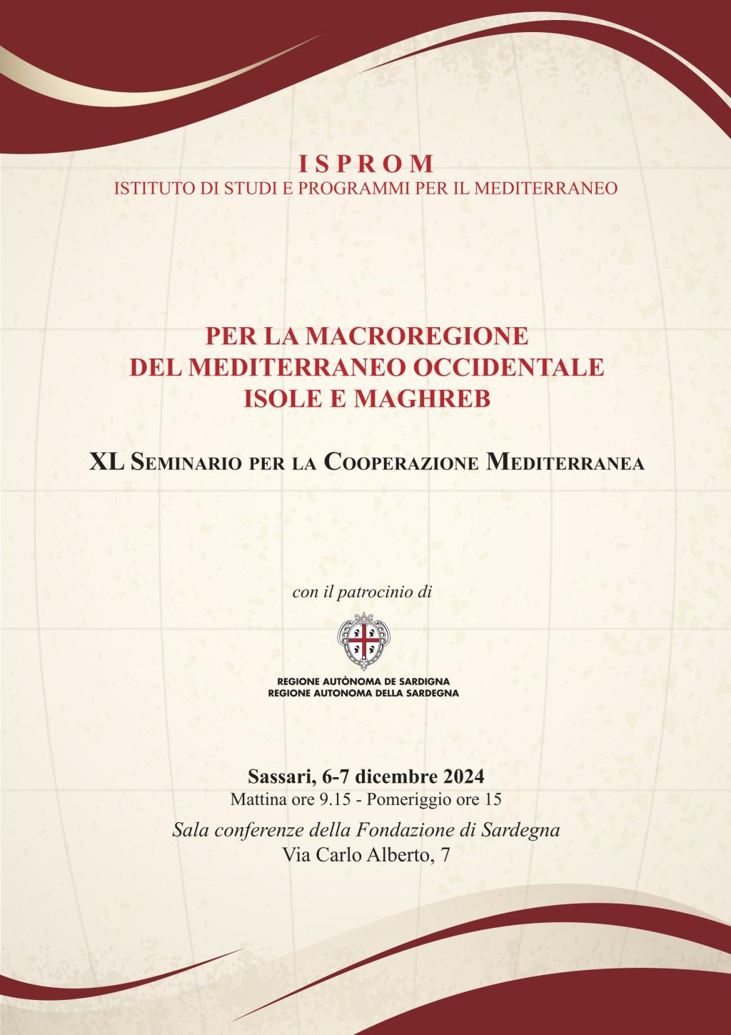 XL Seminario per la Cooperazione Mediterranea